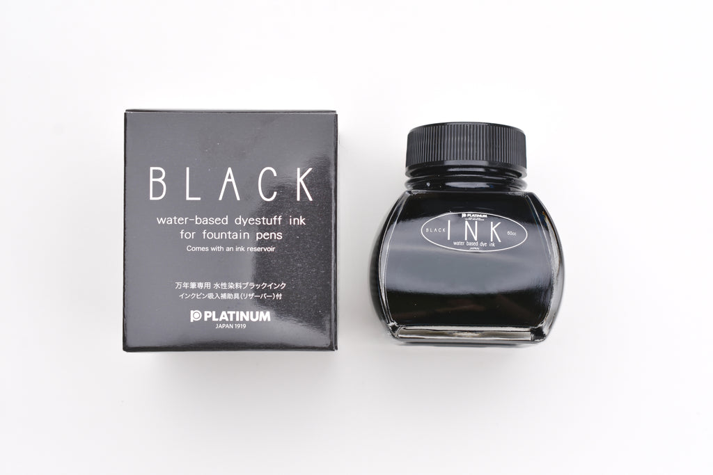 Platinum Black Ink - 60 ml Bottle – Yoseka Stationery
